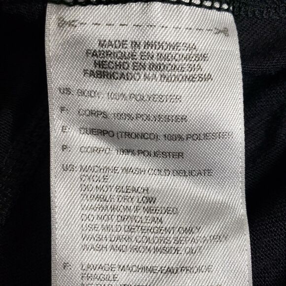 Adidas Clima Lite Women's T-Shirt Size Medium Black Short Sleeve Logo Fitted - Picture 8 of 9